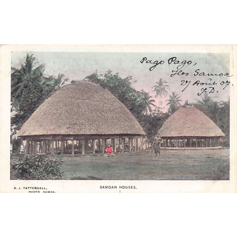 Rare collectable postcards of SAMOA. Vintage Postcards of SAMOA